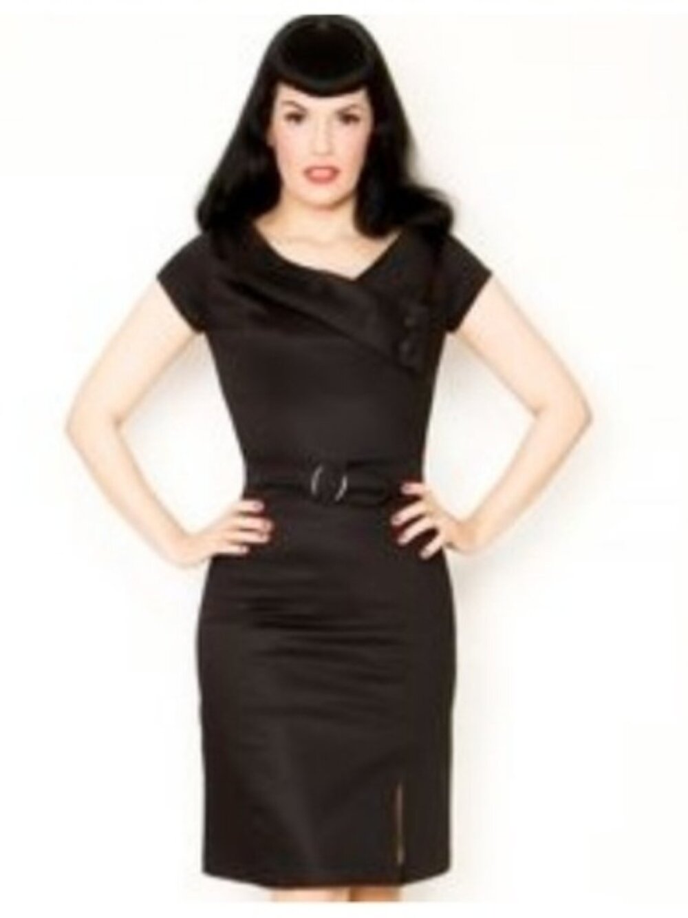 XL BLACK Vanessa Pinup Dress By heartbreaker Fashion
